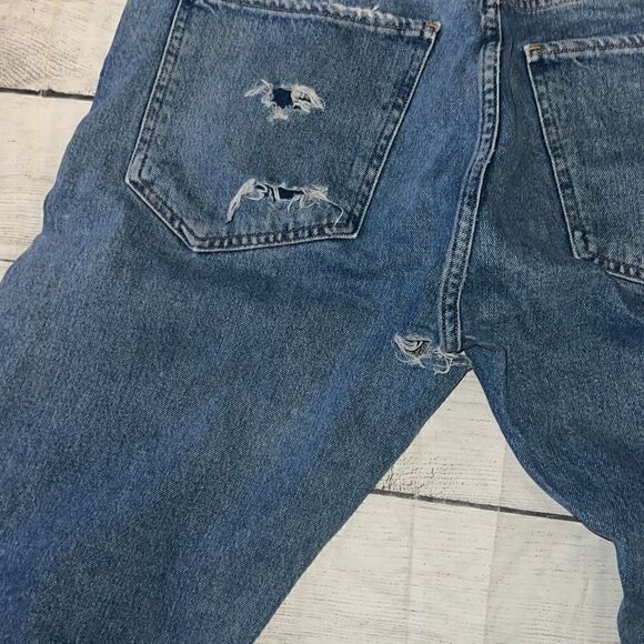 Agolde Jamie High Rise Classic Distressed Button Fly Denim Jeans sz 29 READ - Picture 4 of 11